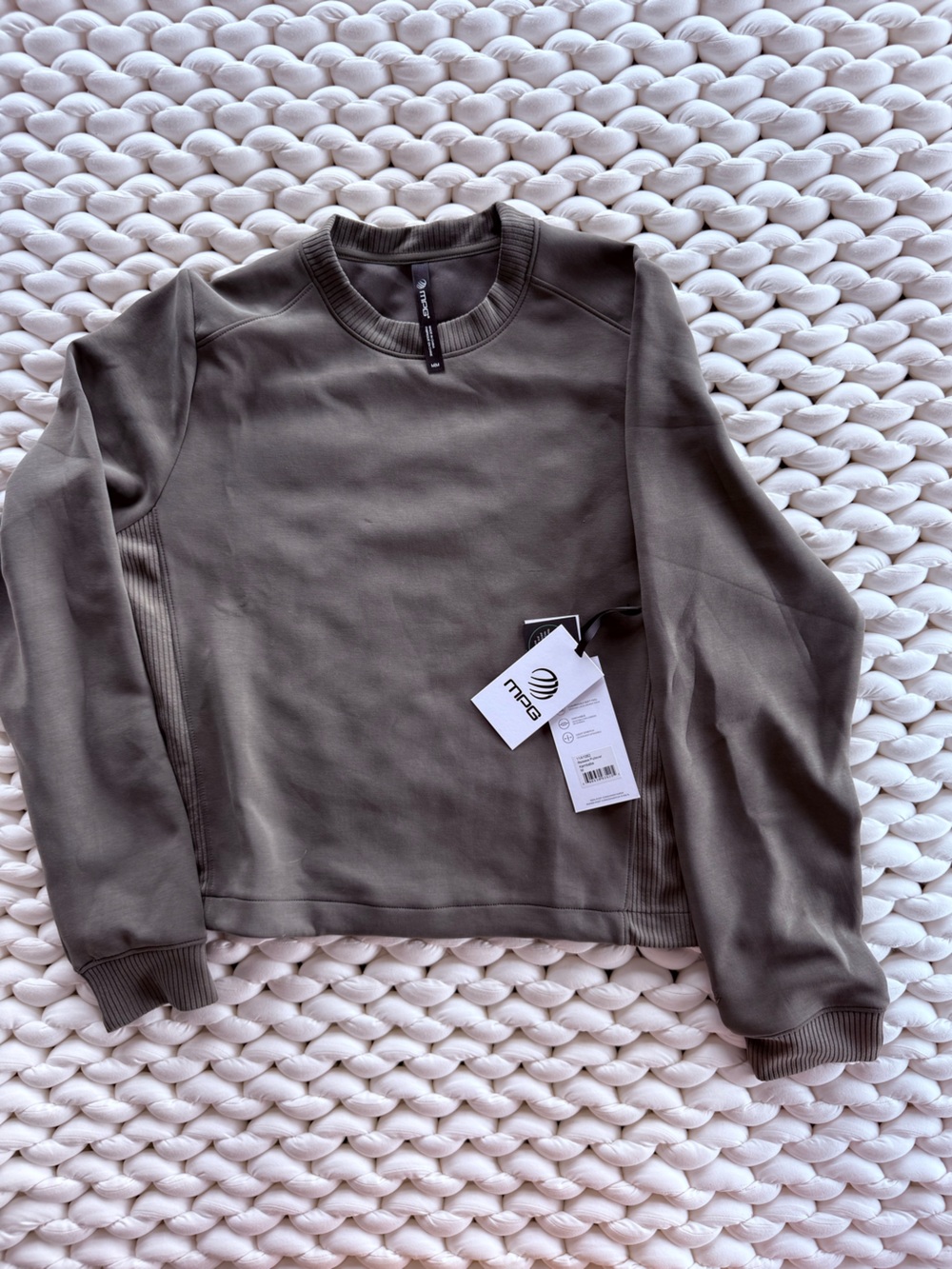 MPG Olive Green Crewneck Sweatshirt
